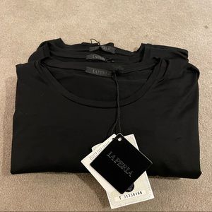 La Perla undershirt tshirt pack of 3 black